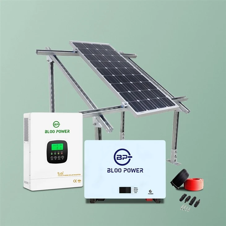 Solar panels can offer power to loads or store power to the battery